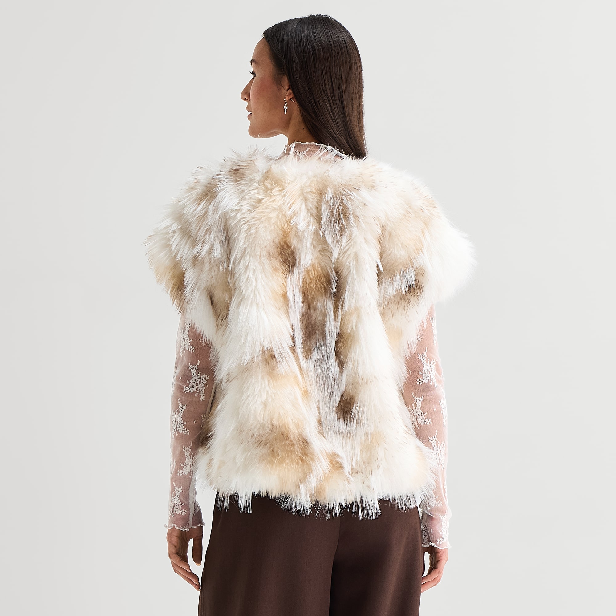 A.N.A Womens Midweight Faux Fur Vest
