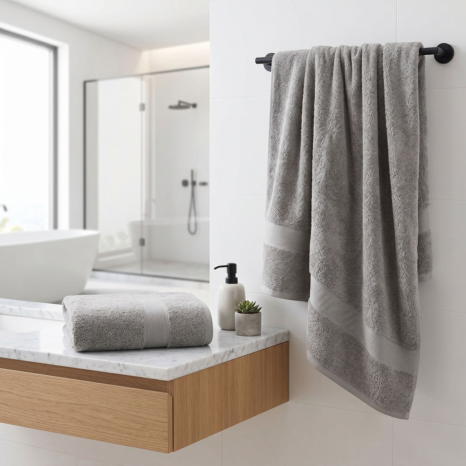 SUPERIOR® Oregon 100% Organic Cotton 3-pc. Bath Towel Set