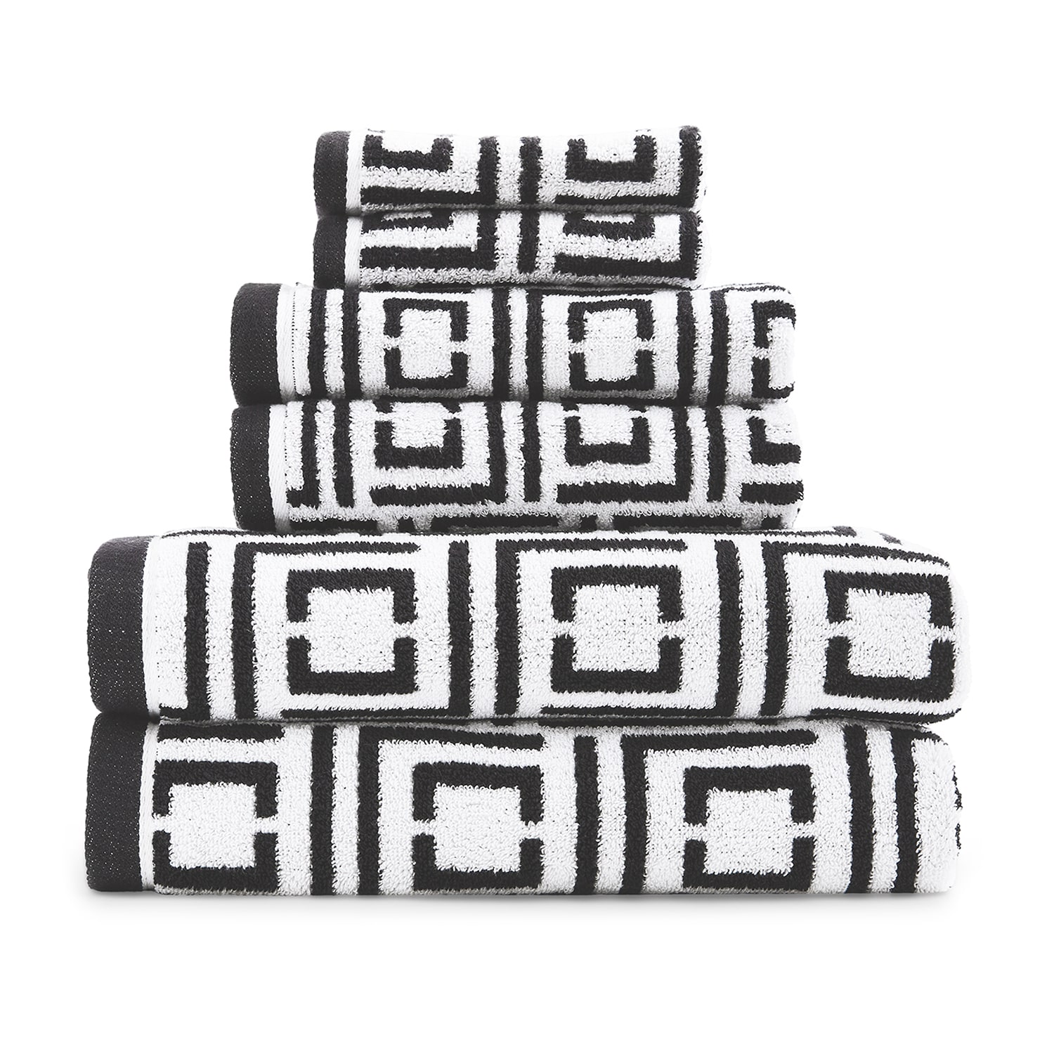 Liz Claiborne Signature Plush Logo 6-pc. Bath Towel Set