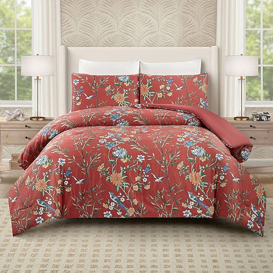 Dee Ocleppo Aviary Paradise 3-pc. Reversible Comforter Set
