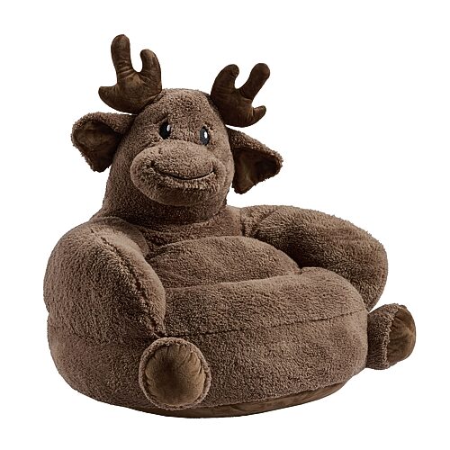 Sweet Home Collection Kids Character Plush Reading Chair, One Size, Brown
