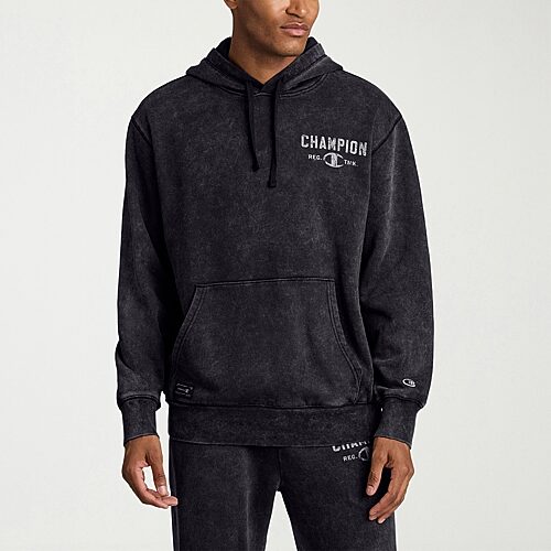 Champion Sweatshirt Mens Long Sleeve Active Hoodie, X-large, Black
