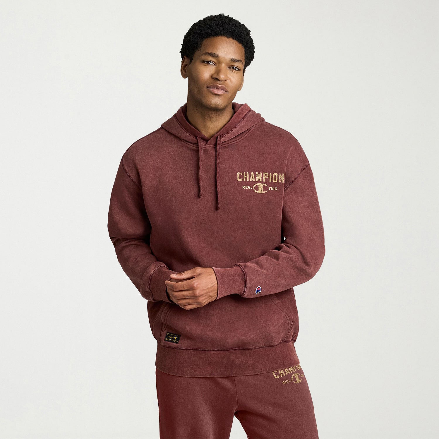 Champion Sweatshirt Mens Long Sleeve Active Hoodie