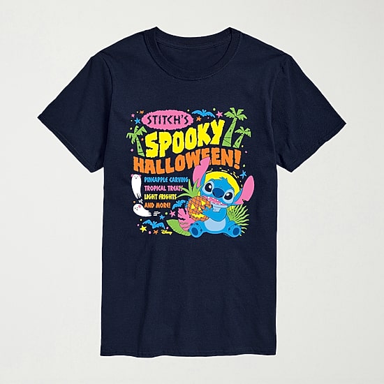 Spooky Halloween Mens Crew Neck Short Sleeve Regular Fit Big and Tall Graphic T-Shirt