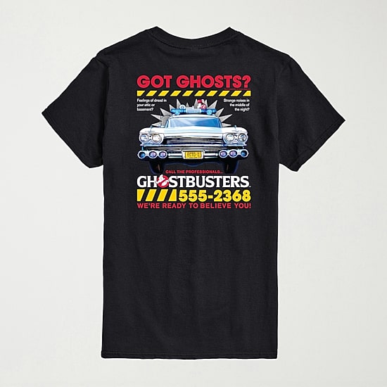 Ghost Busters Mens Crew Neck Short Sleeve Regular Fit Ghostbusters Big and Tall Graphic T-Shirt