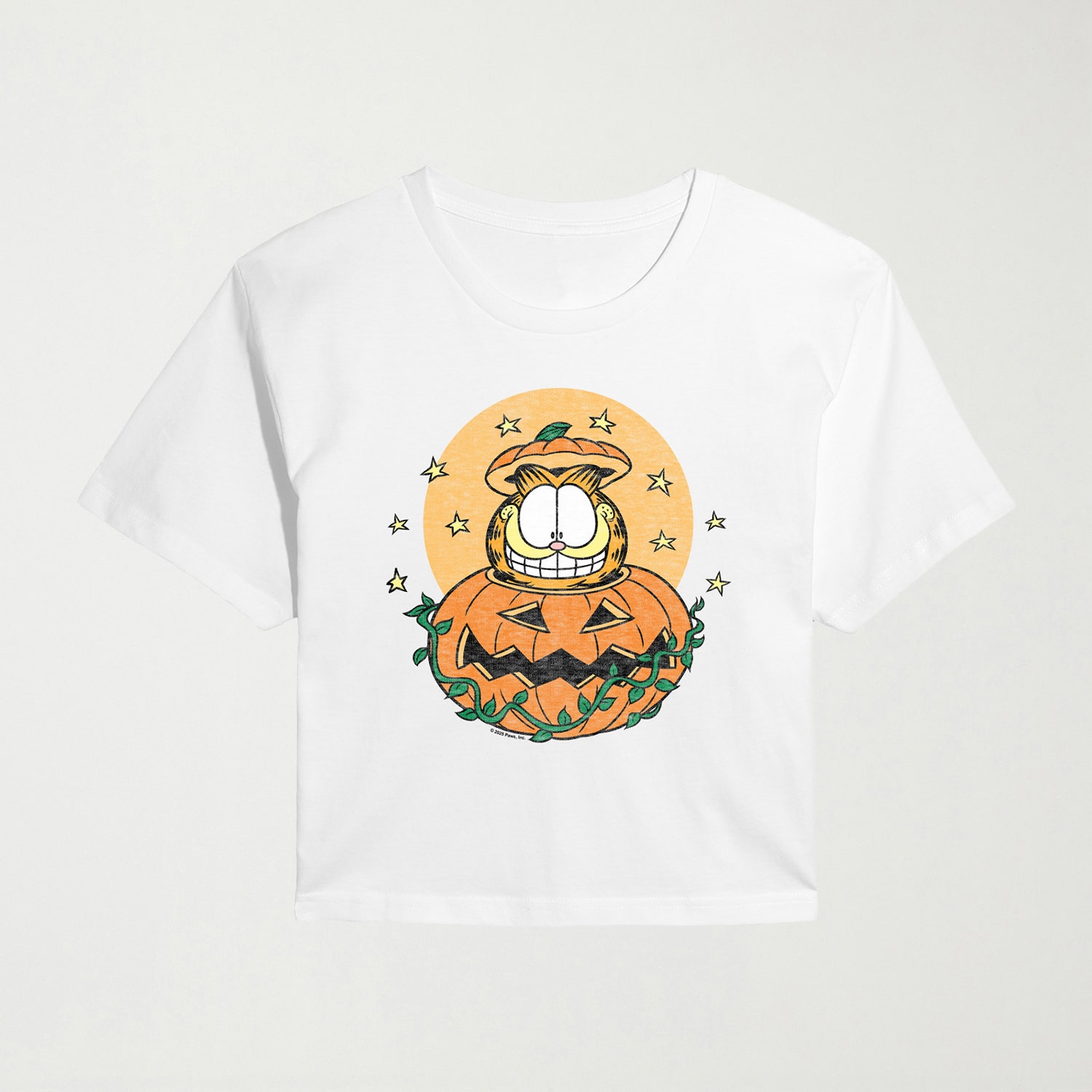 Jackolantern Womens Crew Neck Short Sleeve Regular Fit Graphic T-Shirt ...