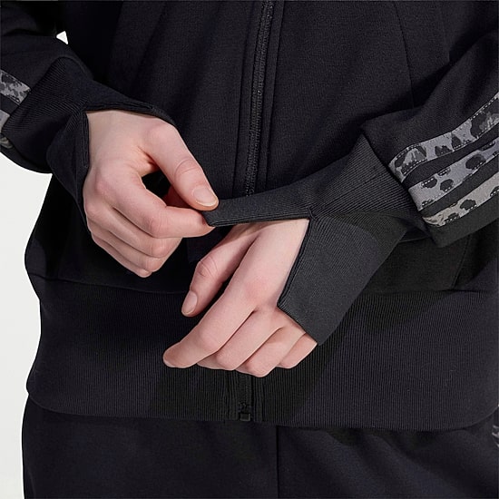 adidas Womens Long Sleeve Zipper Active Hoodie