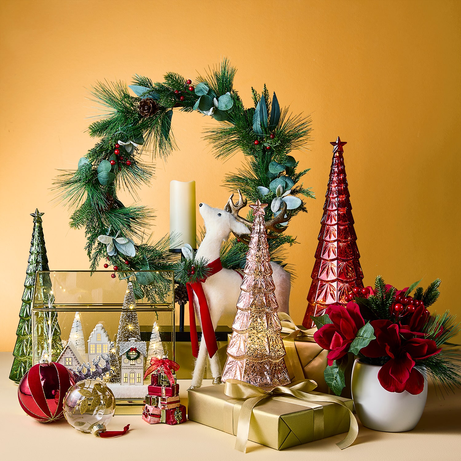 Martha Stewart 20.5" Standing Reindeer Christmas Tabletop Decor