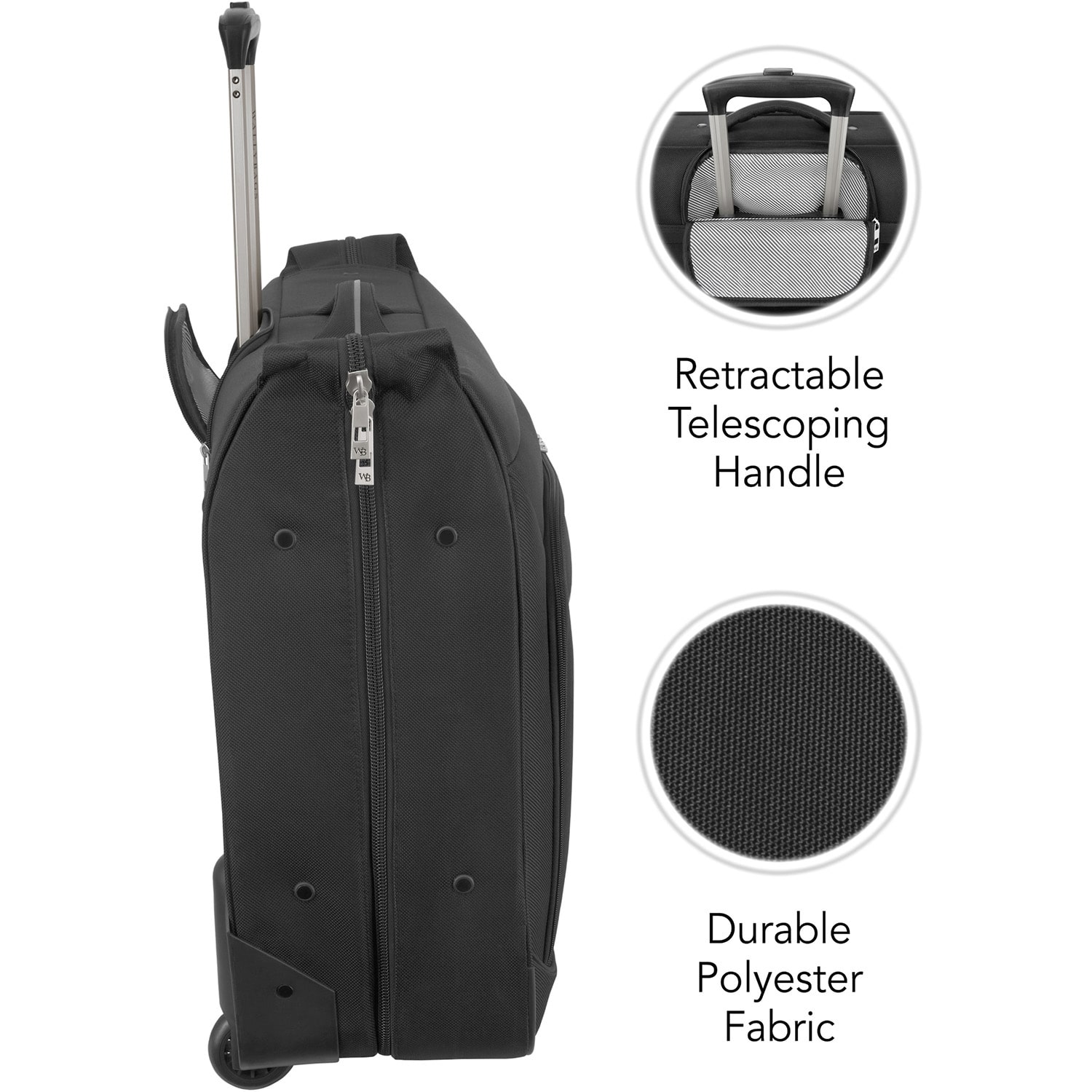 Wallybags Tufton Wheeled Garment Bag