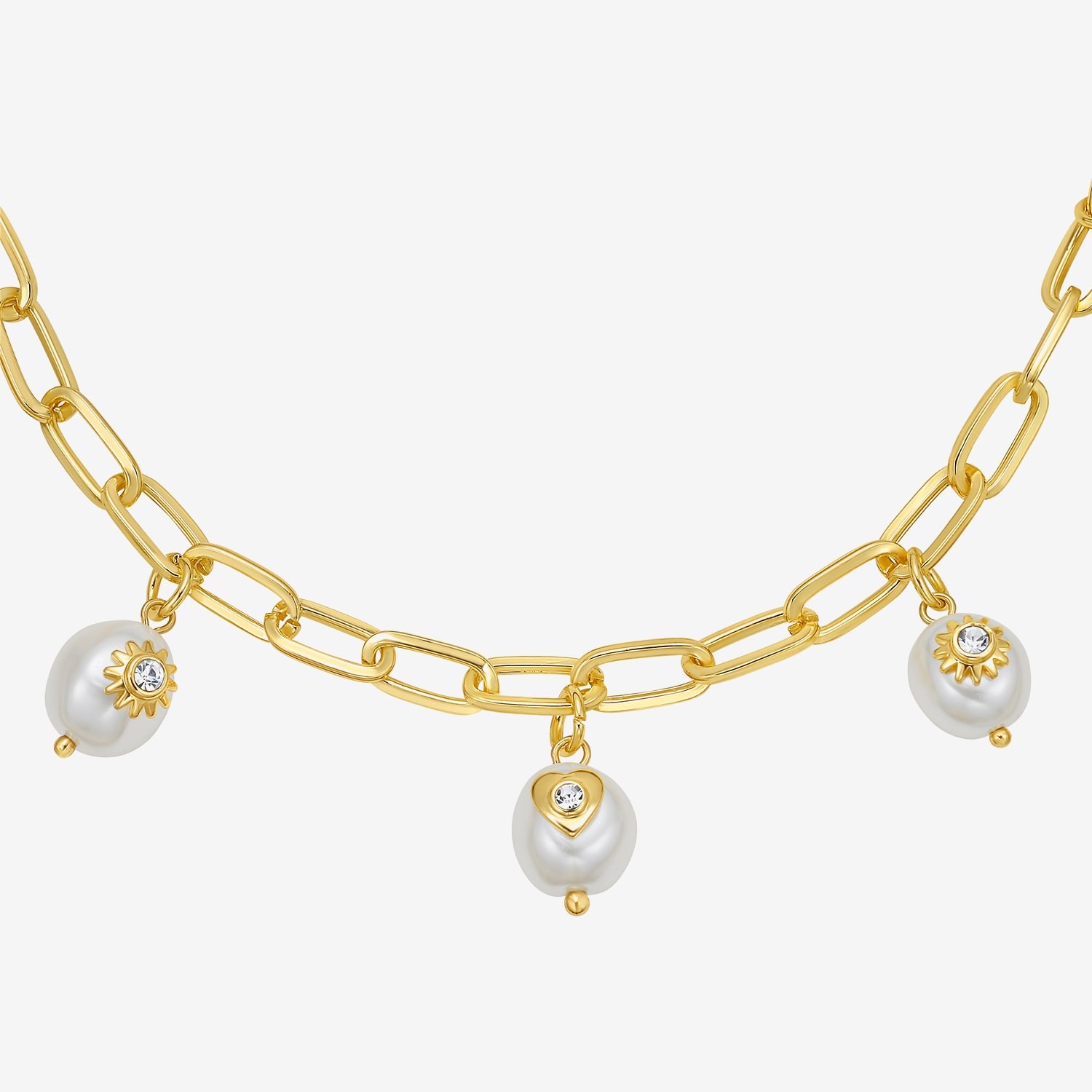 RM Rebecca Minkoff Womens 14K Gold Over Brass 16 Inch Collar Necklace
