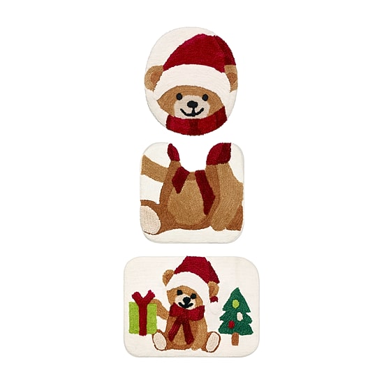 Avanti Teddy Bear 3-pc. Bath Rug Set