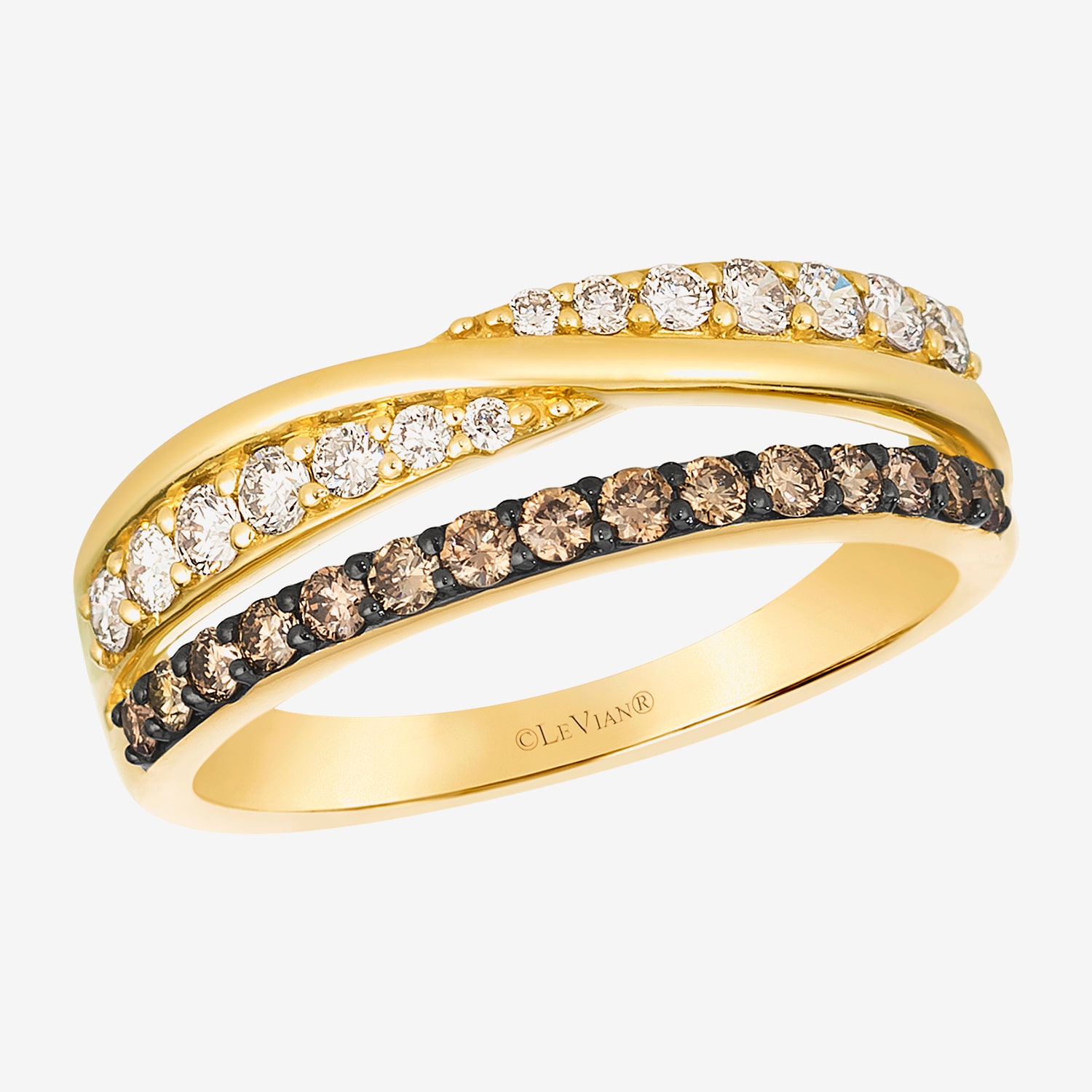 Le Vian Grand Sample Sale Le Vian Grand Sample Sale Limited Quantities! Womens 1/2 CT. T.W. Natural Brown Diamond 14K Gold Band