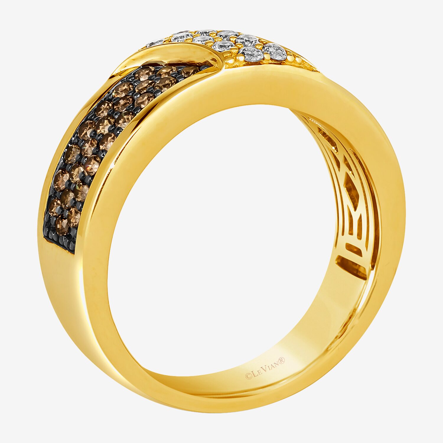Le Vian Grand Sample Sale Le Vian Grand Sample Sale Limited Quantities! Mens 1 CT. T.W. Natural Champagne Diamond 14K Gold Fashion Ring