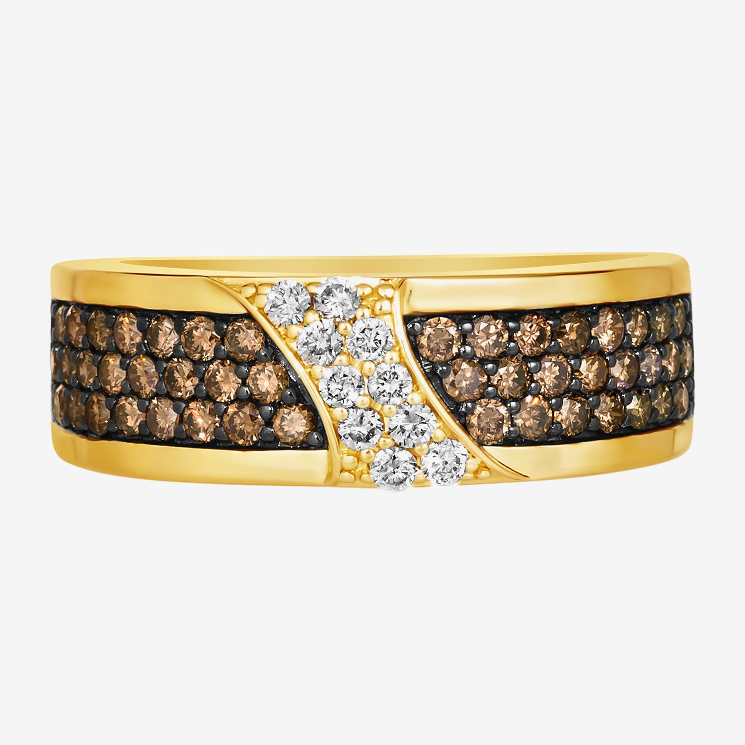Le Vian Grand Sample Sale Le Vian Grand Sample Sale Limited Quantities! Mens 1 CT. T.W. Natural Champagne Diamond 14K Gold Fashion Ring