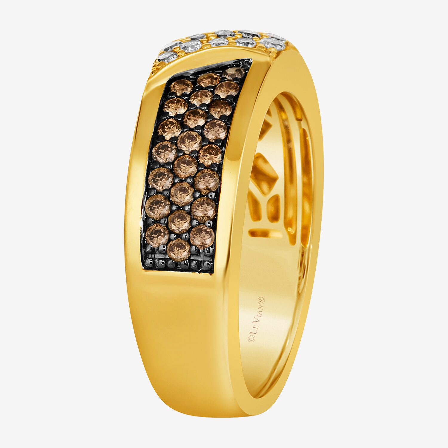 Le Vian Grand Sample Sale Le Vian Grand Sample Sale Limited Quantities! Mens 1 CT. T.W. Natural Champagne Diamond 14K Gold Fashion Ring