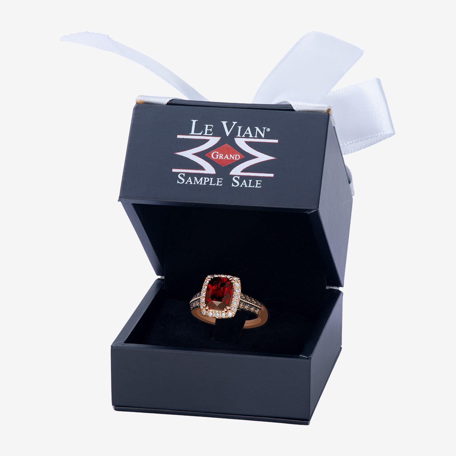Le Vian Grand Sample Sale Le Vian Grand Sample Sale Limited Quantities! Womens 1/2 CT. T.W. Genuine Red Garnet 14K Rose Gold Cushion Cocktail Ring