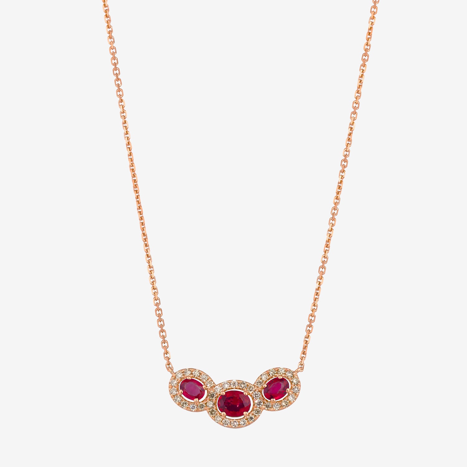 Le Vian Grand Sample Sale Le Vian Grand Sample Sale Limited Quantities! Womens 1/4 CT. T.W. Genuine Red Ruby 14K Rose Gold 18 Inch Pendant Necklace