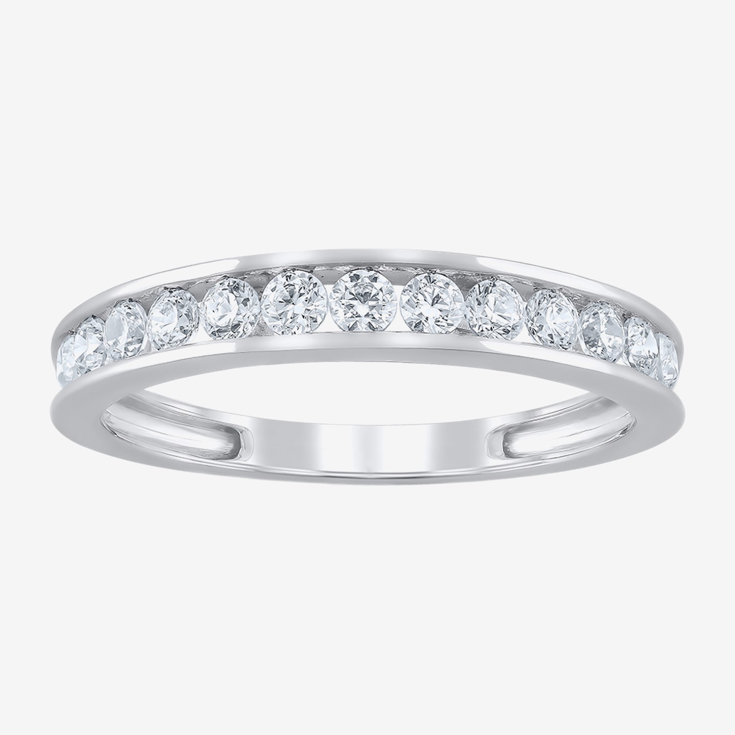 (F / Vs2) Womens 2 CT. T.W. Lab Grown White Diamond 10K Gold Side Stone Bridal Set