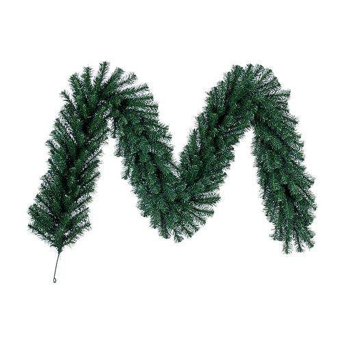 Vickerman 9' Douglas Fir Christmas Garland Unlit, One Size, Green