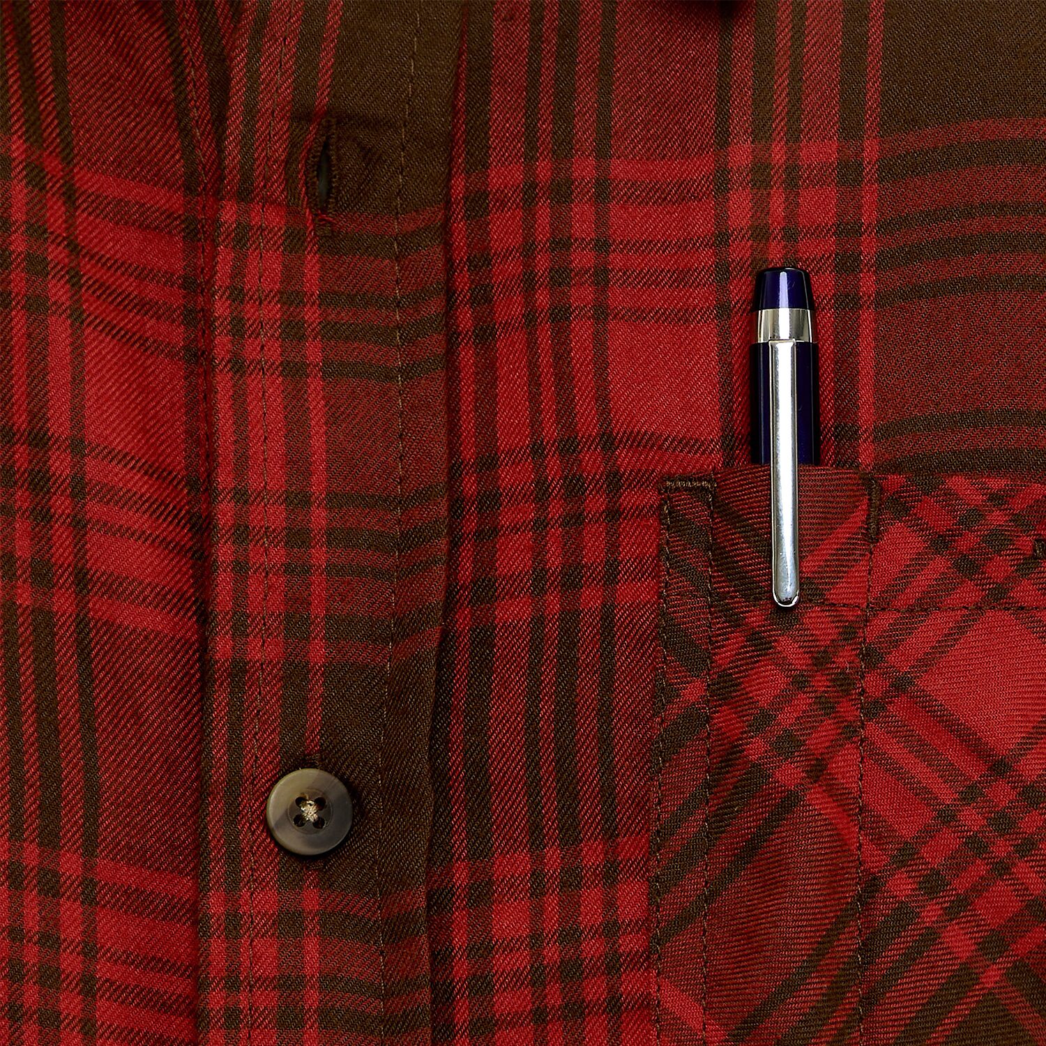 Hallstatt® Mens Long Sleeve Regular Fit Flannel Shirt