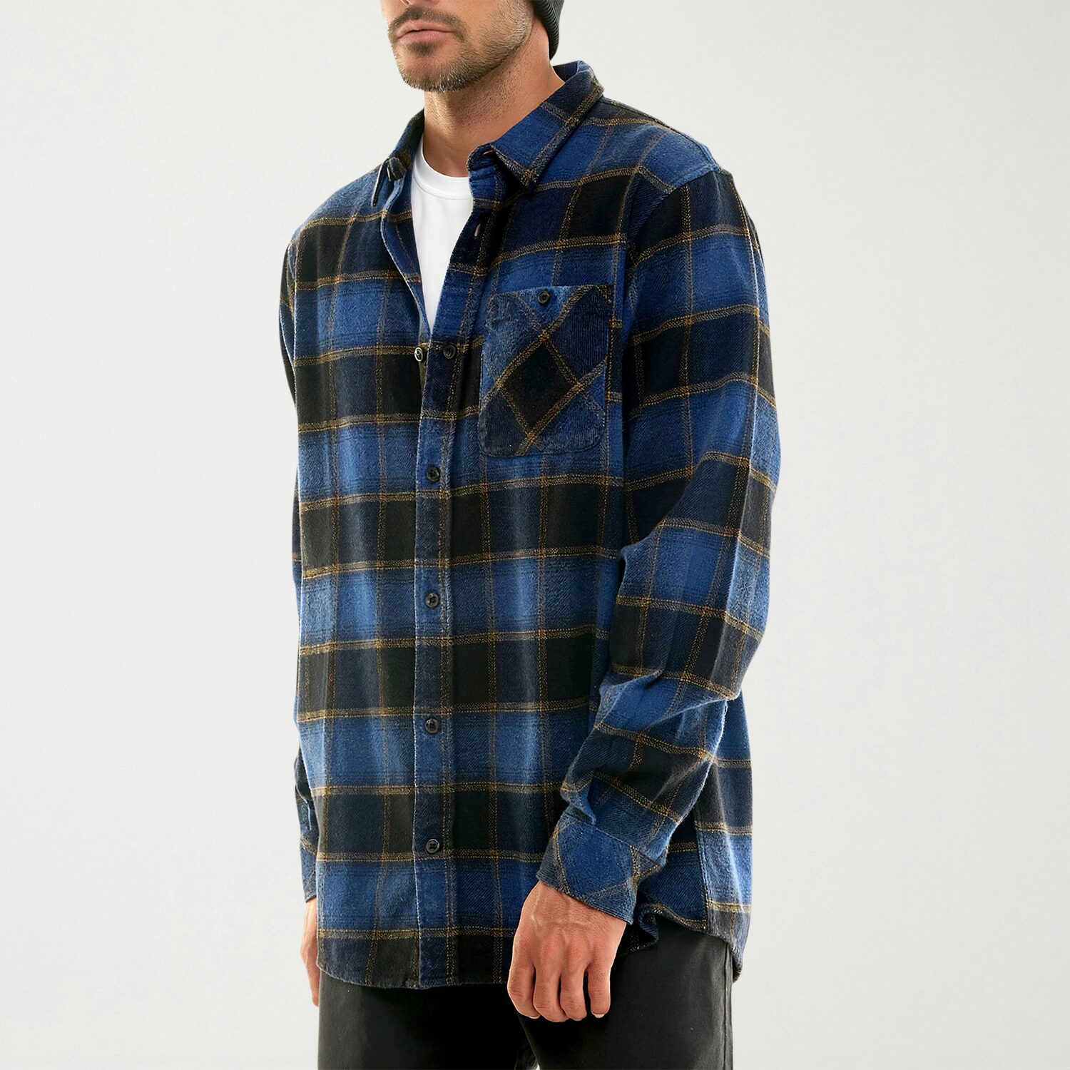 Hallstatt® Mens Long Sleeve Regular Fit Flannel Shirt