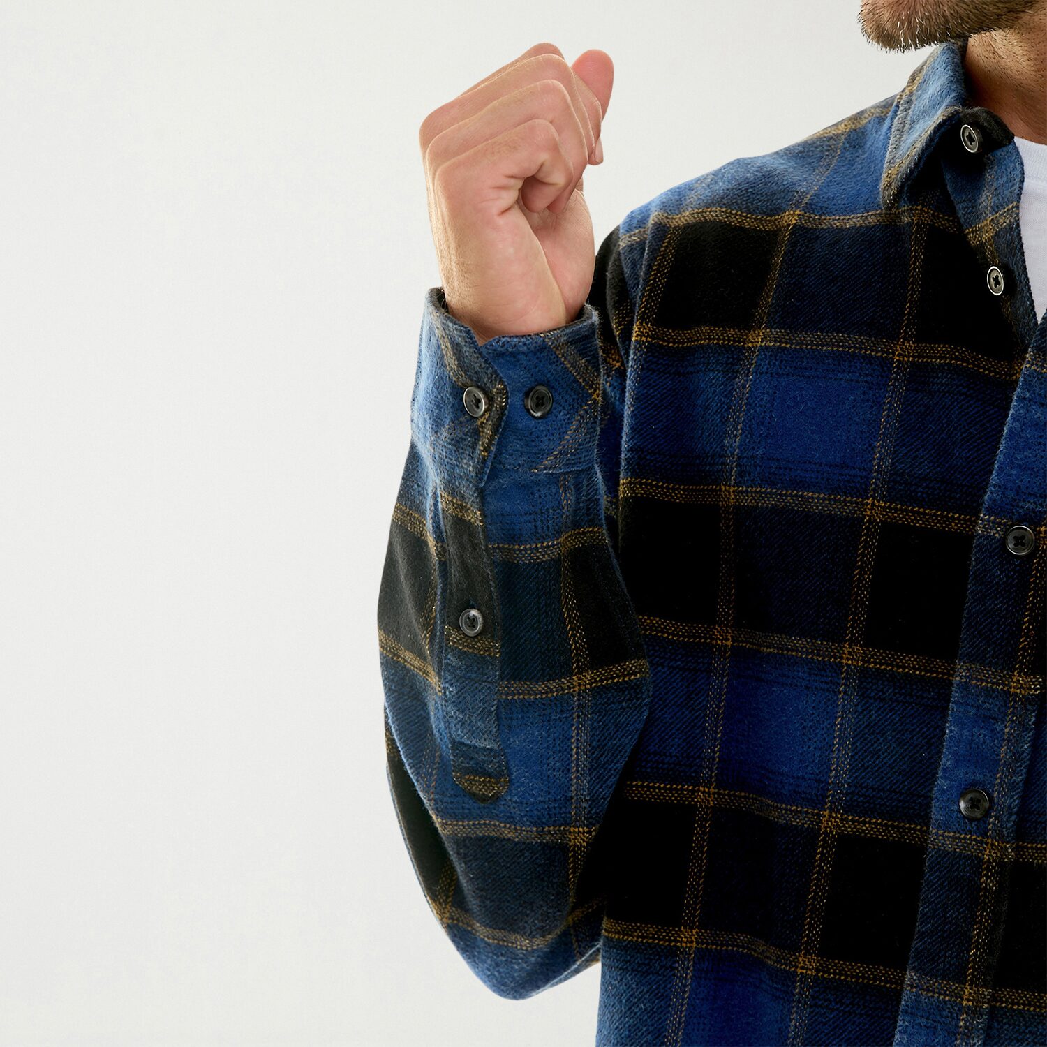 Hallstatt® Mens Long Sleeve Regular Fit Flannel Shirt