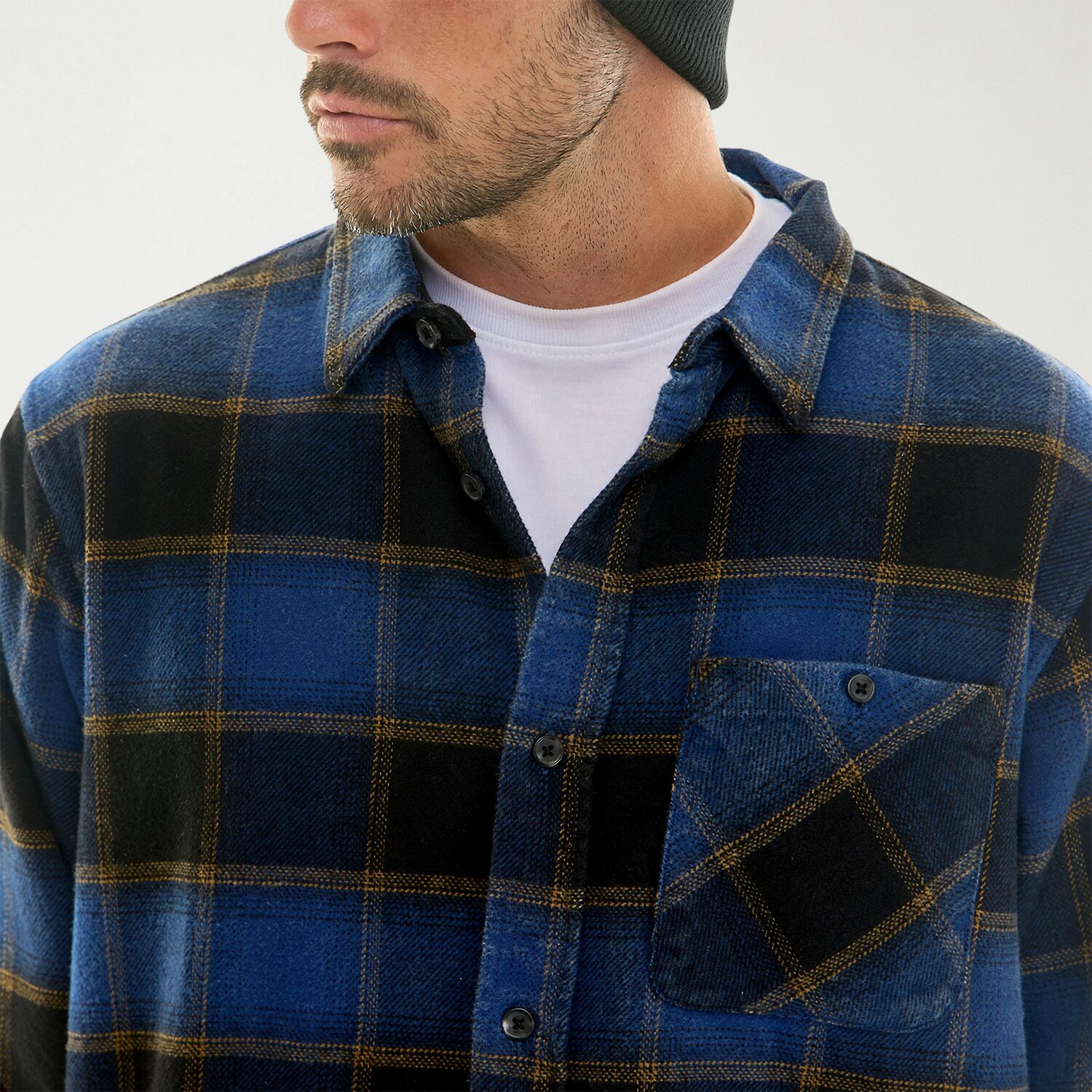 Hallstatt® Mens Long Sleeve Regular Fit Flannel Shirt