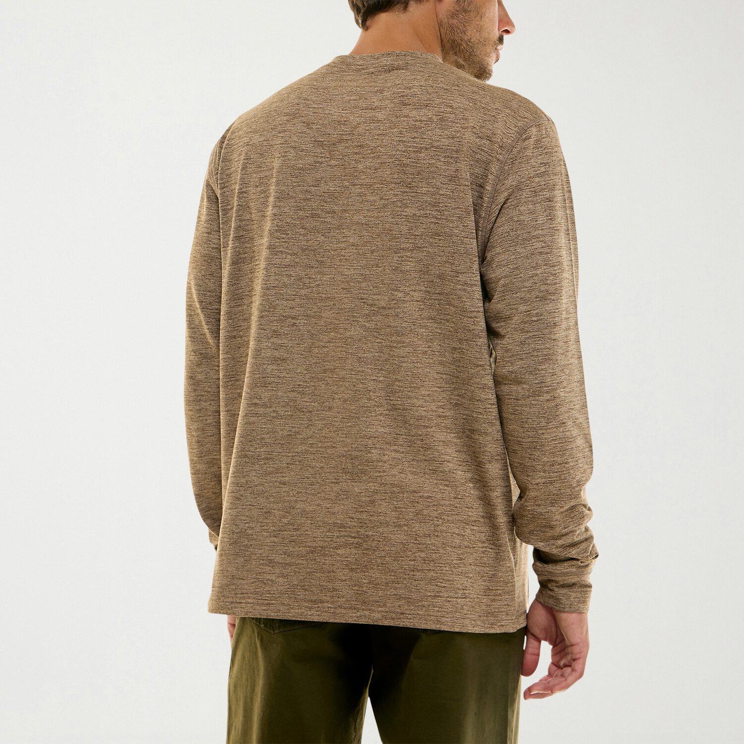 Hallstatt Workwear Mens Long Sleeve Regular Fit Henley Shirt