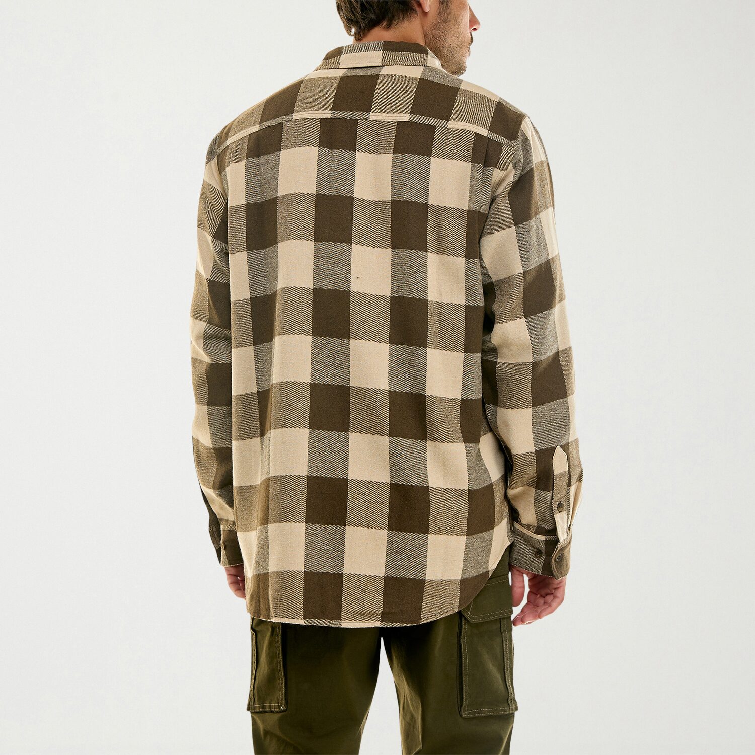 Hallstatt Workwear Mens Long Sleeve Regular Fit Flannel Shirt