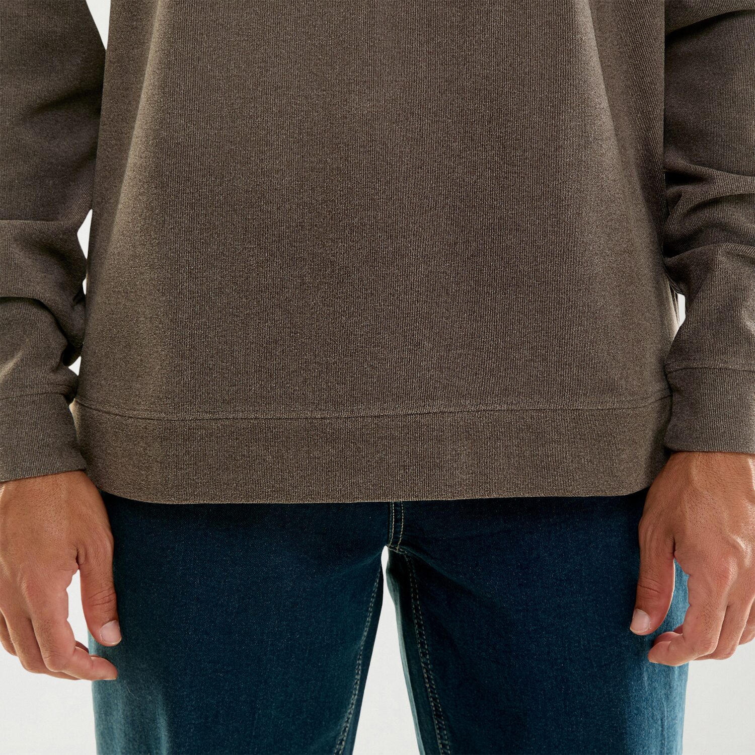 Hallstatt Workwear Mens Long Sleeve Regular Fit Henley Shirt