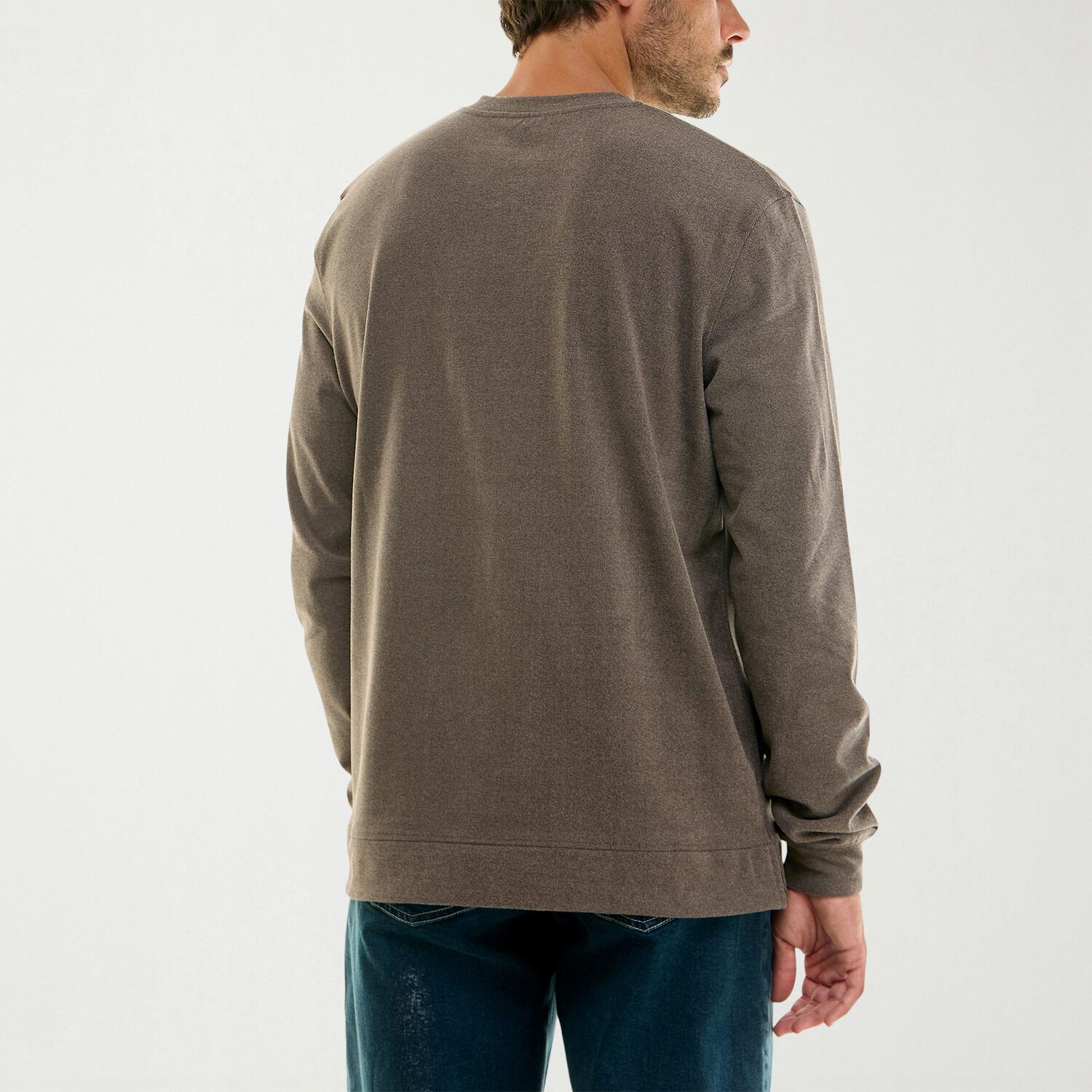 Hallstatt Workwear Mens Long Sleeve Regular Fit Henley Shirt