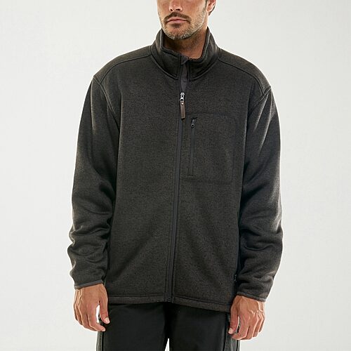 Hallstatt Workwear Mens Sherpa Lined Midweight Jacket In Black