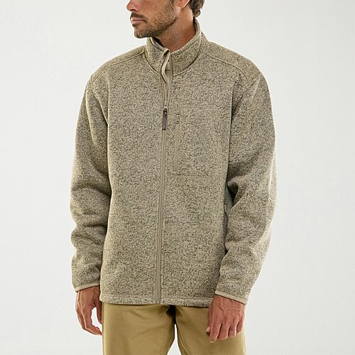 Hallstatt Workwear Mens Sherpa Lined Midweight Jacket In Beige