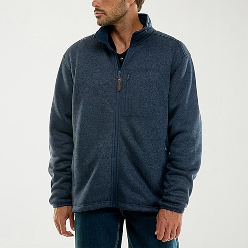 Hallstatt Workwear Mens Sherpa Lined Midweight Jacket In Blue