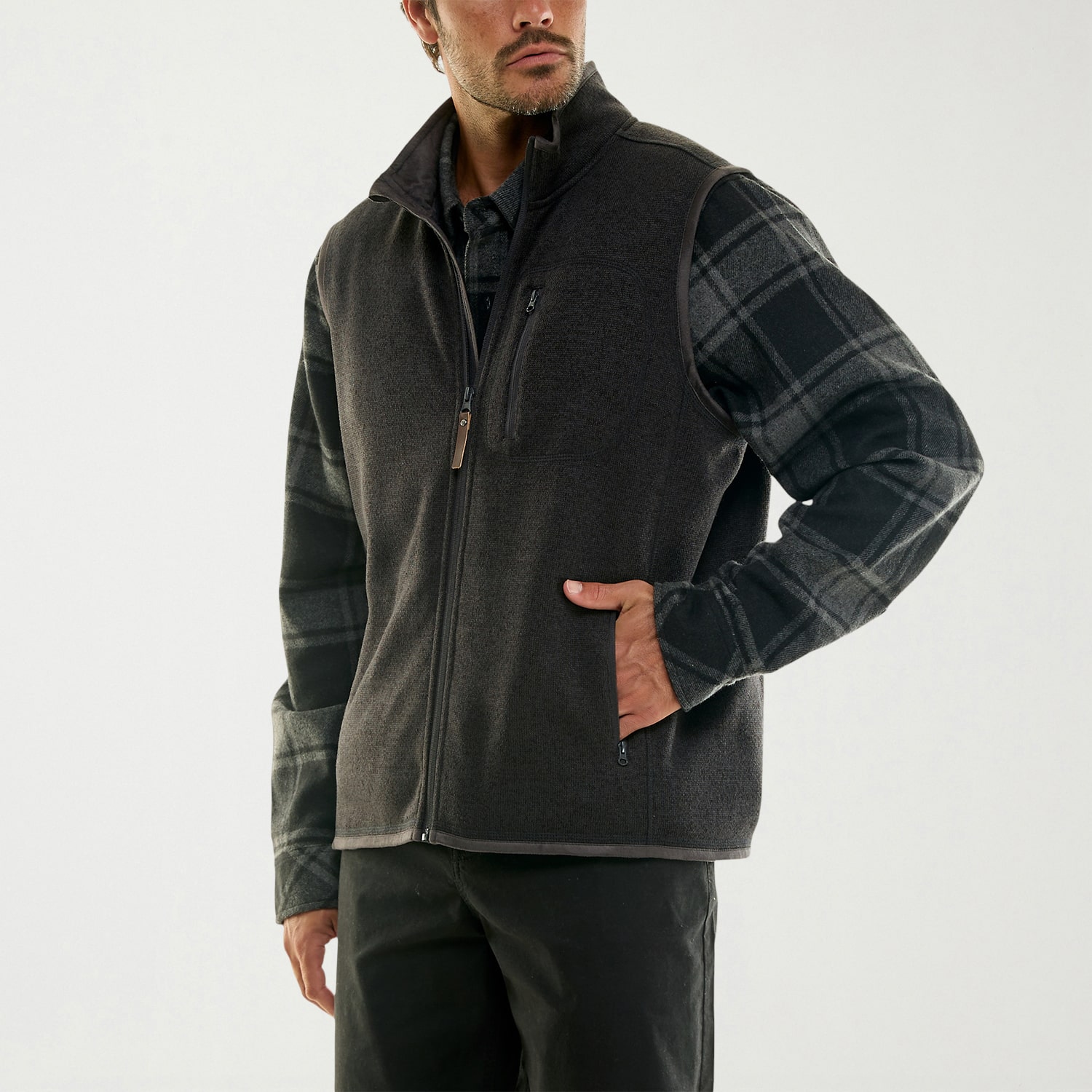 Hallstatt Workwear Mens Midweight Fleece Vest