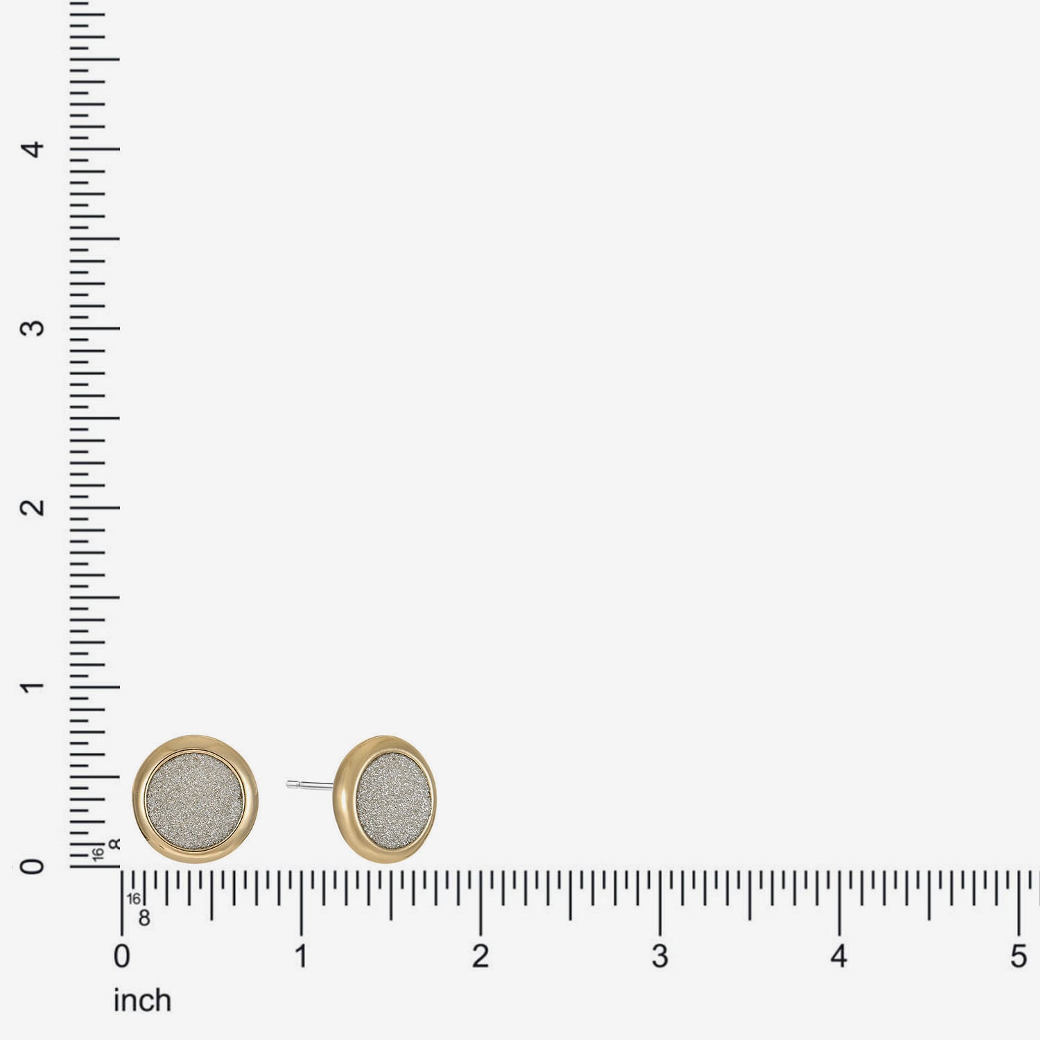 Monet Jewelry 19.3mm Round Stud Earrings