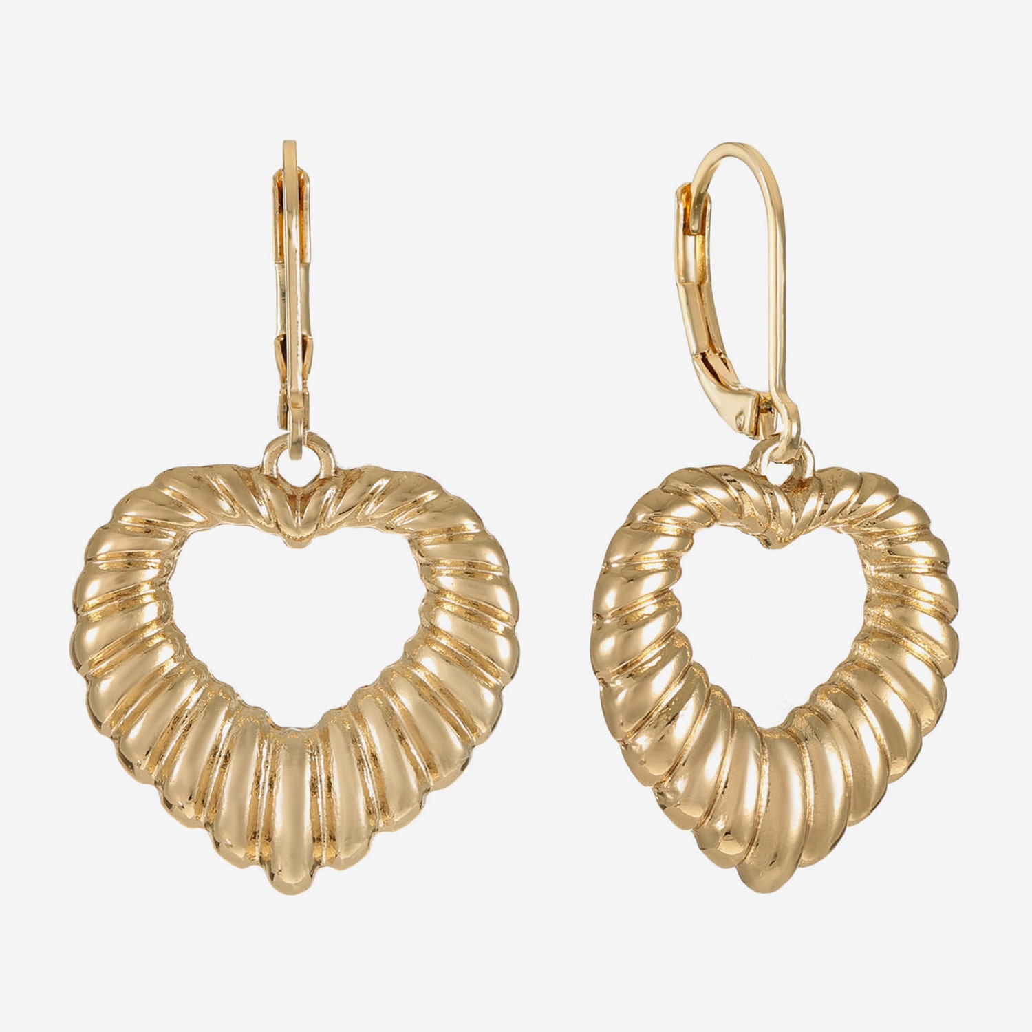Monet Jewelry Womens Heart Drop Earrings
