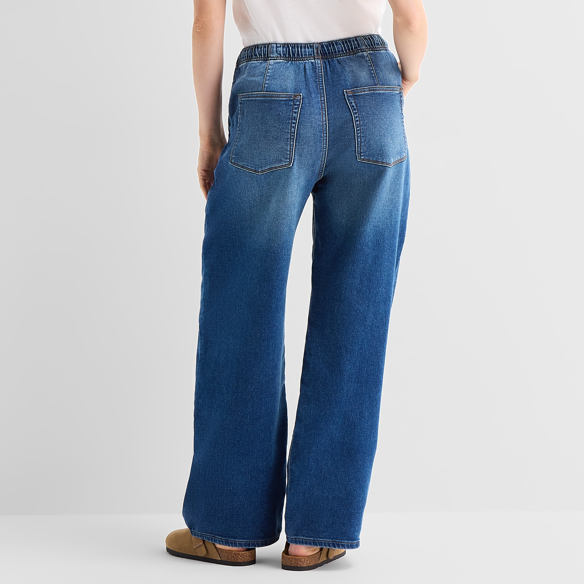 A.N.A Cozy Womens Low Rise Straight Leg Jean