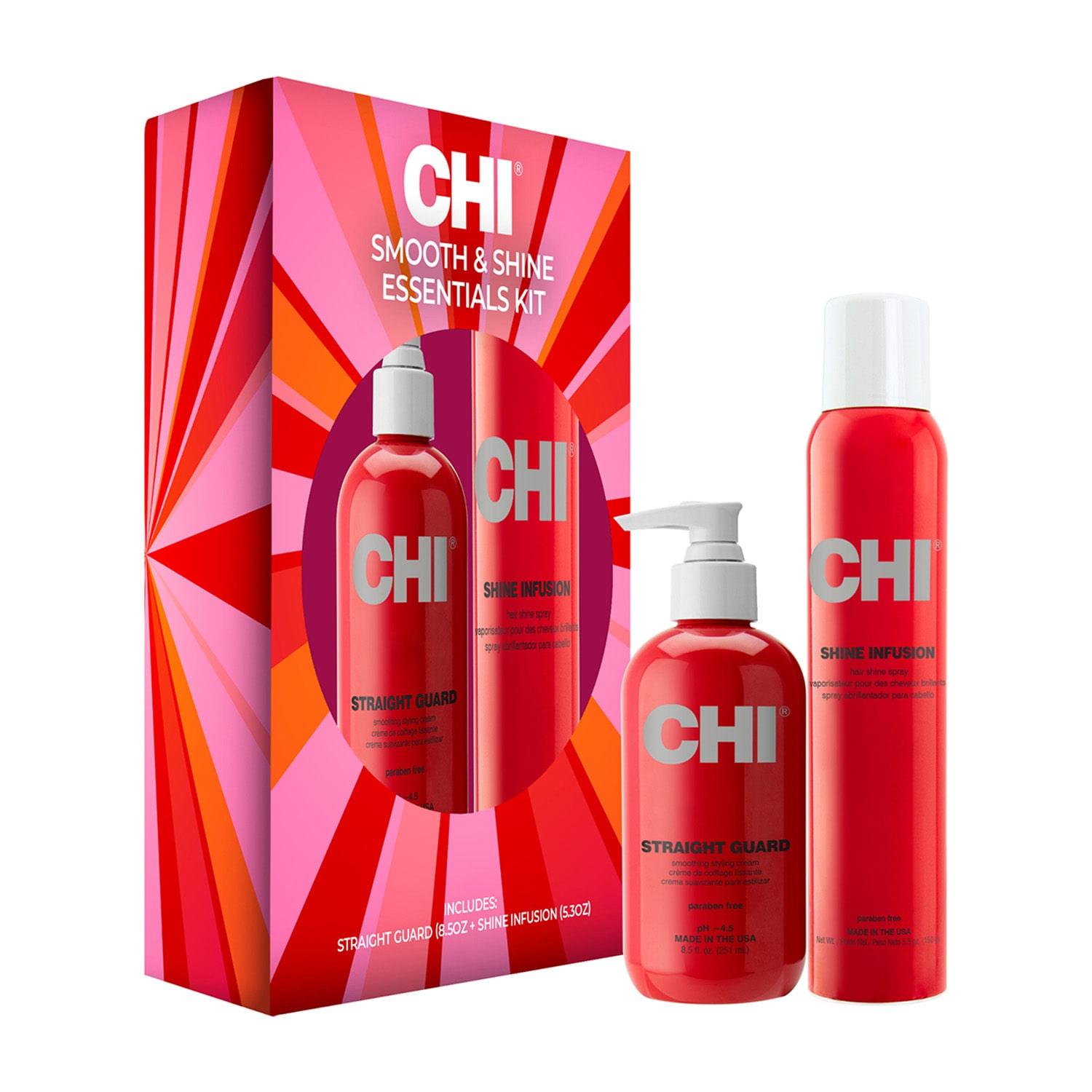 CHI Styling Smooth And Shine Essentials Value Set