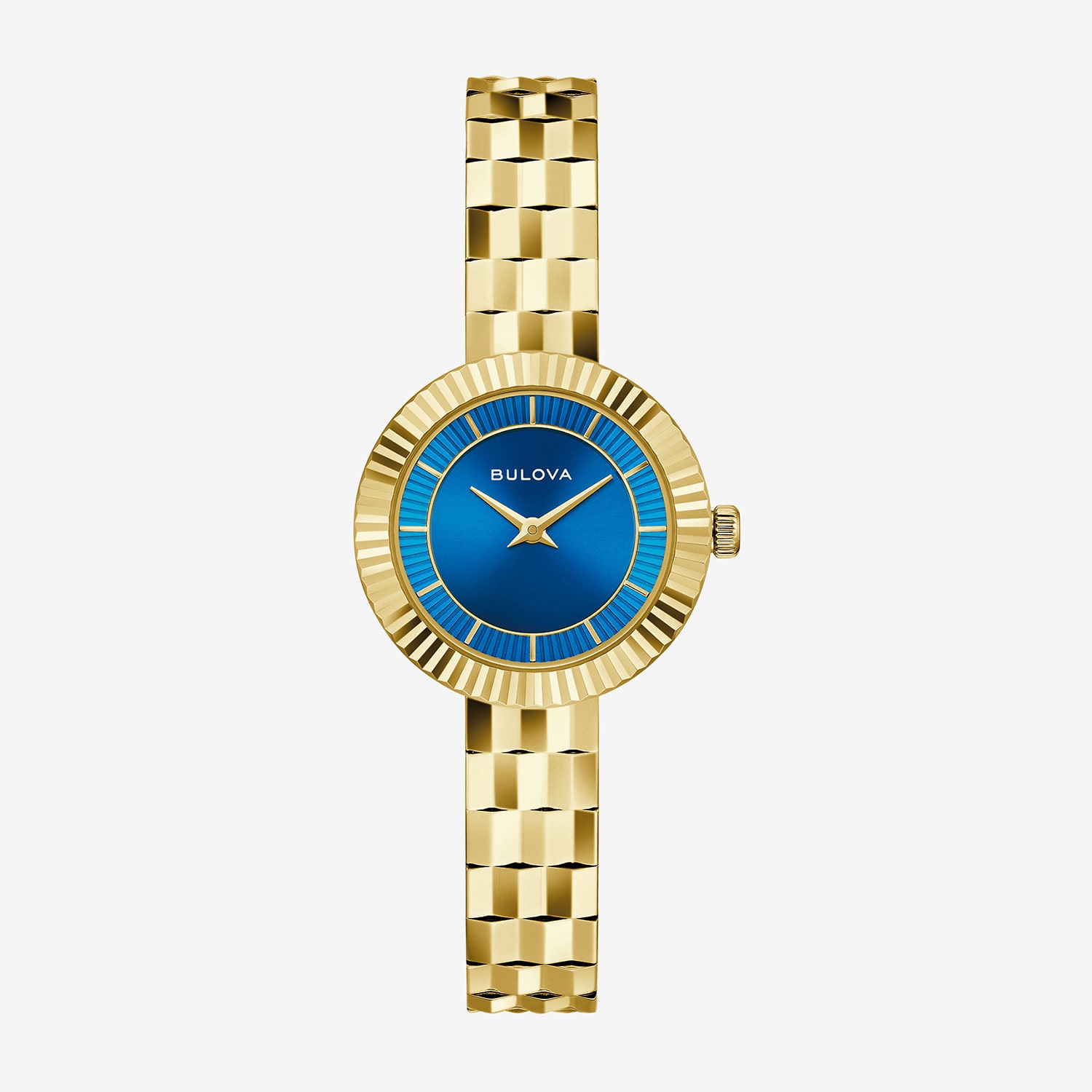 Bulova Disco By Bulova Womens Gold Tone Stainless Steel Bracelet Watch 97l205
