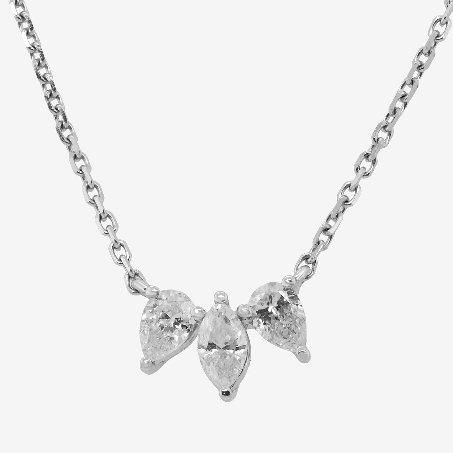 Limited Quantities! Womens 1/ CT. T.W. Natural White Diamond 10K Gold Inch Pendant Necklace
