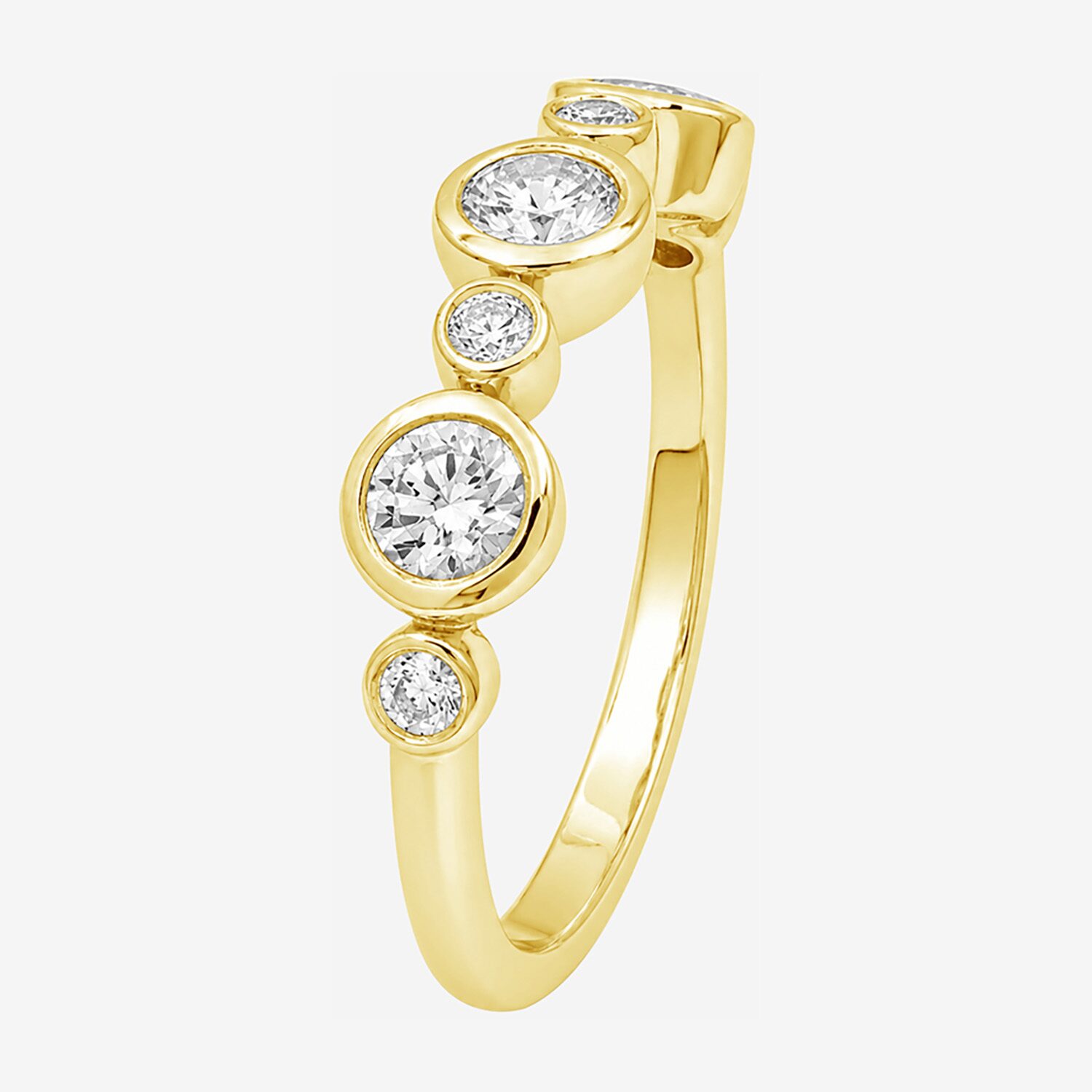 Limited Quantities! Womens 2.5MM 1 CT. T.W. Lab Grown White Diamond 14K Gold Over Silver Band