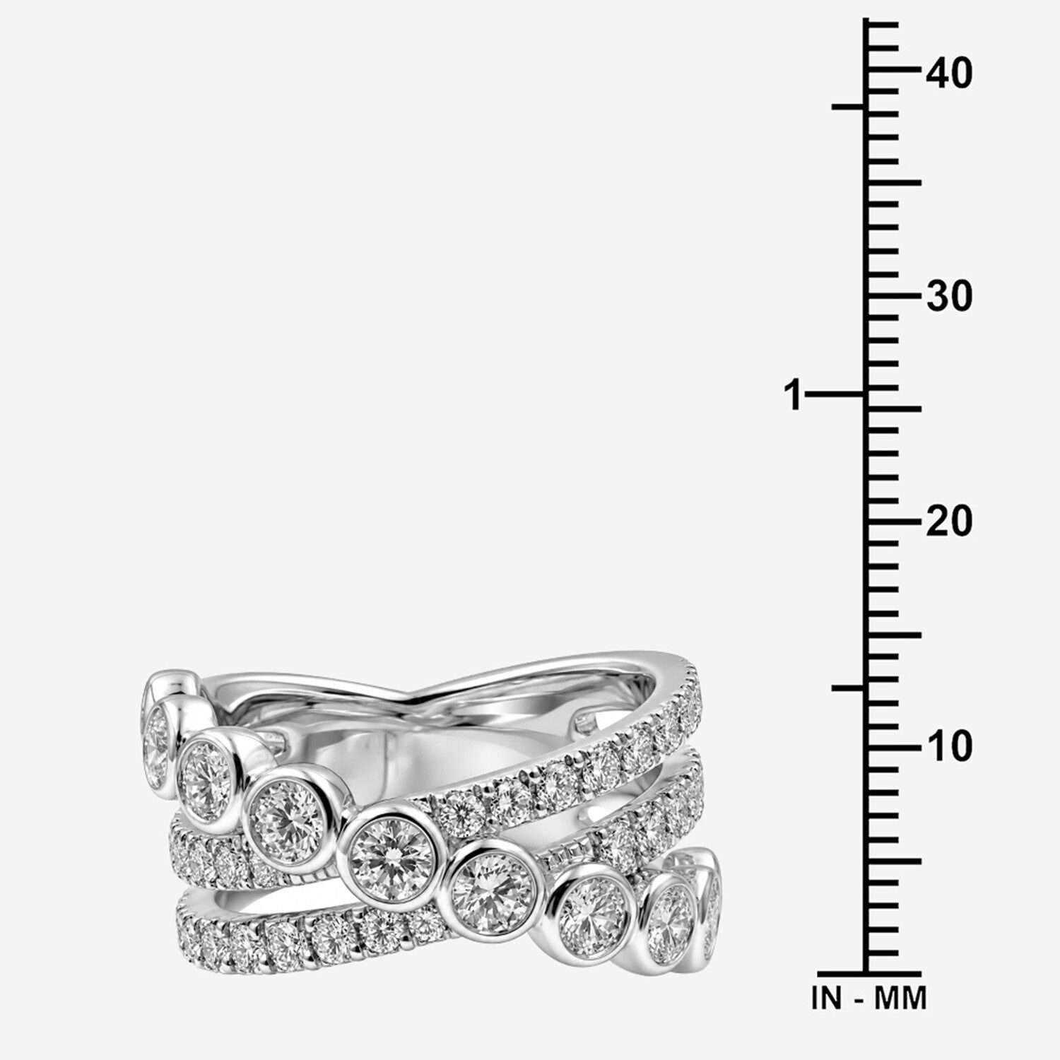 Limited Quantities! Womens 7.5MM 2 CT. T.W. Lab Grown White Diamond Sterling Silver Band