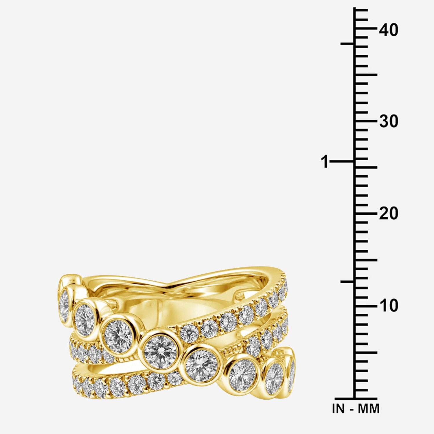 Limited Quantities! Womens 7.5MM 2 CT. T.W. Lab Grown White Diamond 14K Gold Over Silver Band