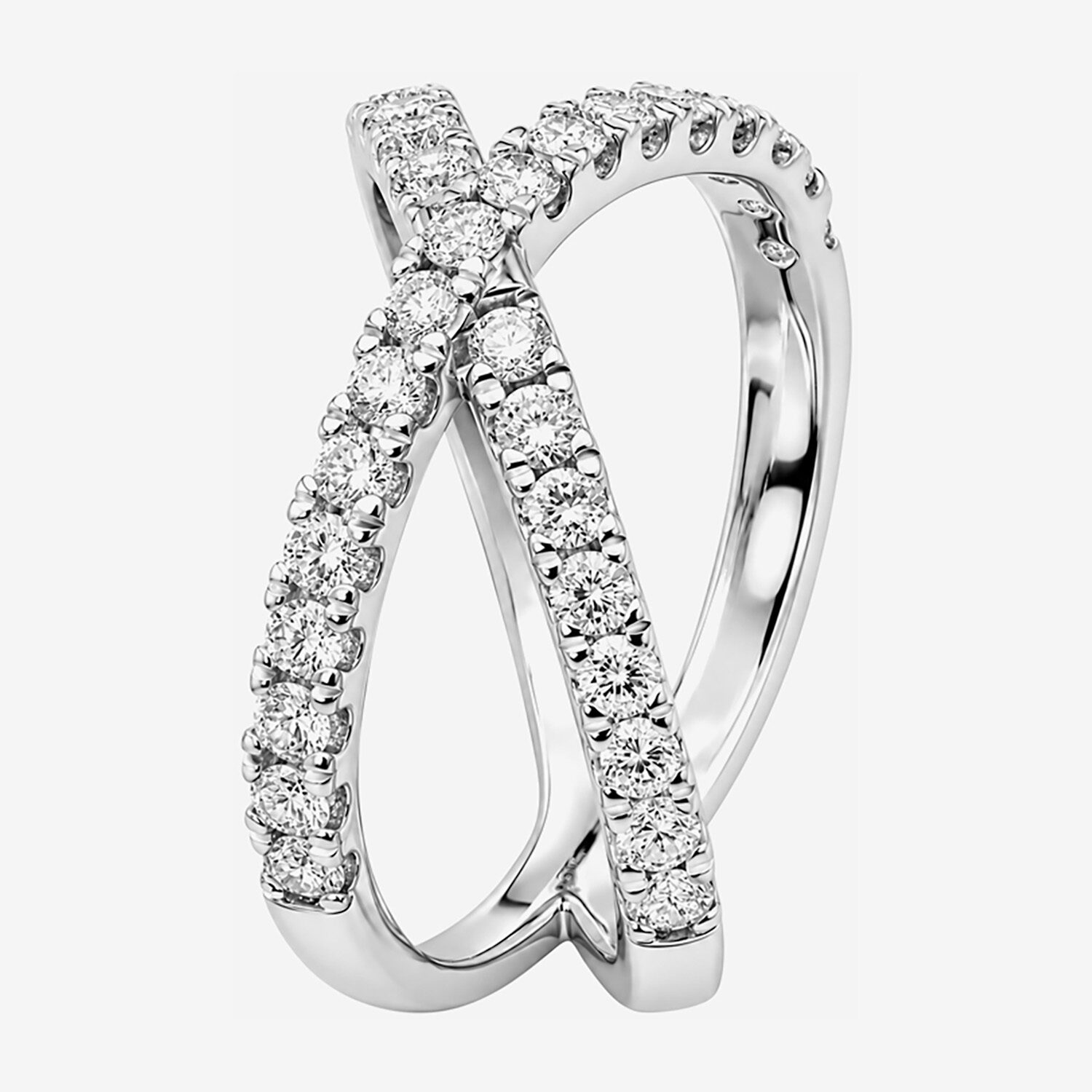 Limited Quantities! Womens 3MM 1 CT. T.W. Lab Grown White Diamond Sterling Silver Band