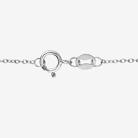(G / Si1-Si2) Womens 2 CT. T.W. Lab Grown White Diamond 10K Gold Cross 18 Inch Pendant Necklace
