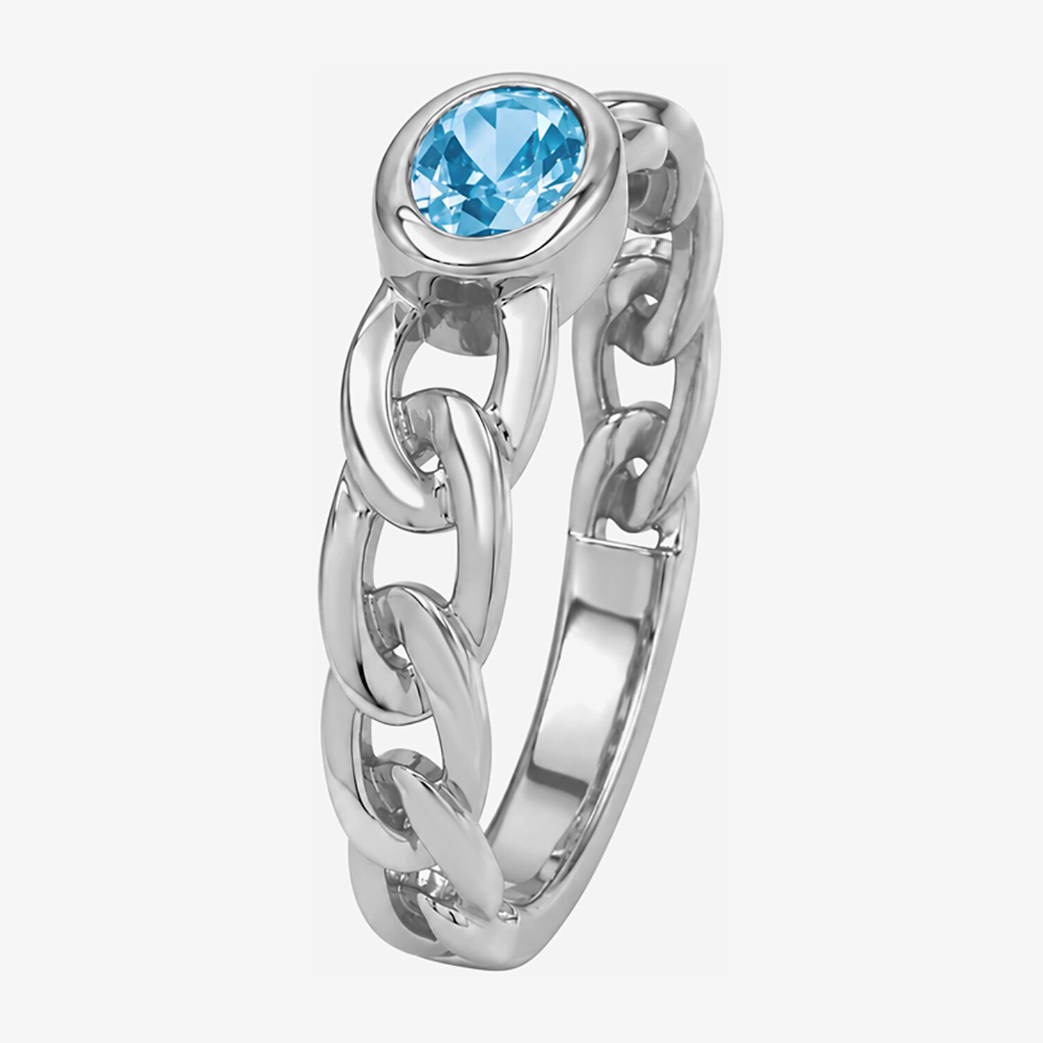 Limited Quantities! Womens Genuine Topaz Sterling Silver Oval Solitaire Cocktail Ring