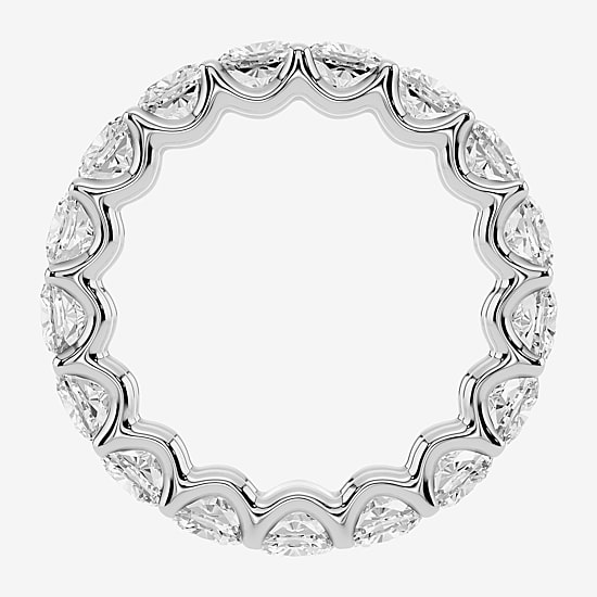 True Fit™ (F / Si2) Womens 3.5MM 6 CT. T.W. Lab Grown White Diamond 10K ...