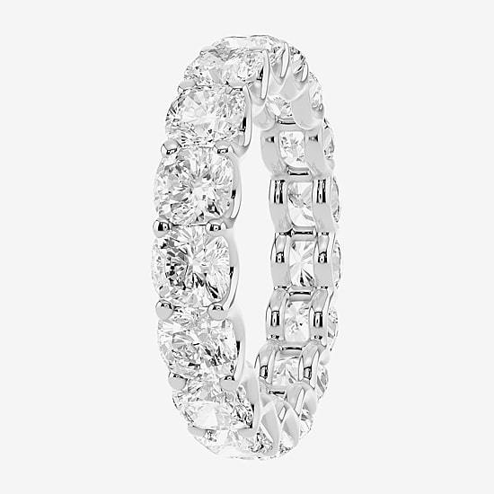 True Fit™ (F / Si2) Womens 3.5MM 6 CT. T.W. Lab Grown White Diamond 10K ...