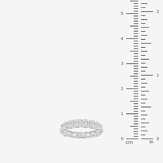 True Fit™ (F / Si2) Womens 3.5MM 6 CT. T.W. Lab Grown White Diamond 10K ...